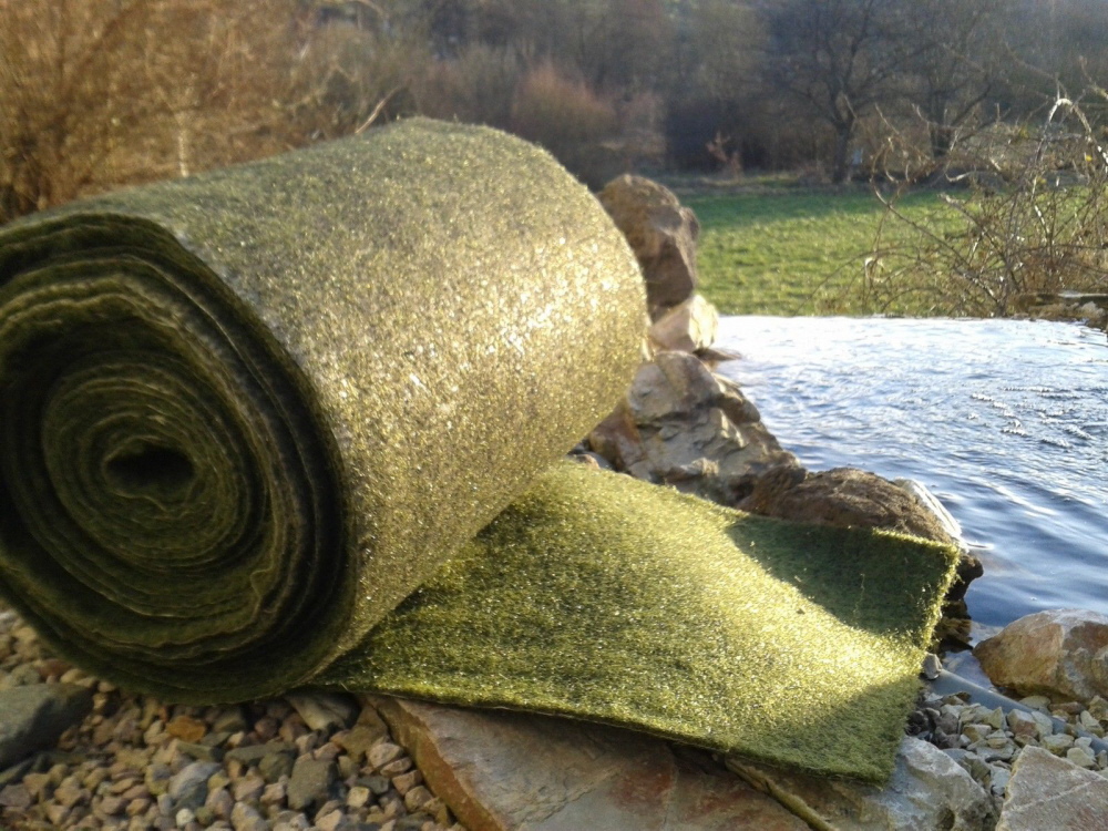 Baumaterial für den Gartenteich