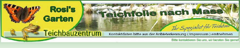 EPDM Kautschukfolie, Teichfolien fr den langlebigen Gartenteich